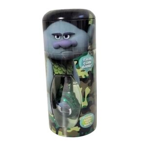 DreamWorks Trolls Green Camouflage LCD Kids Watch With Tin Coin Bank Set